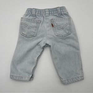 Vintage Levi's Light Blue Baby Jeans. 9 Months